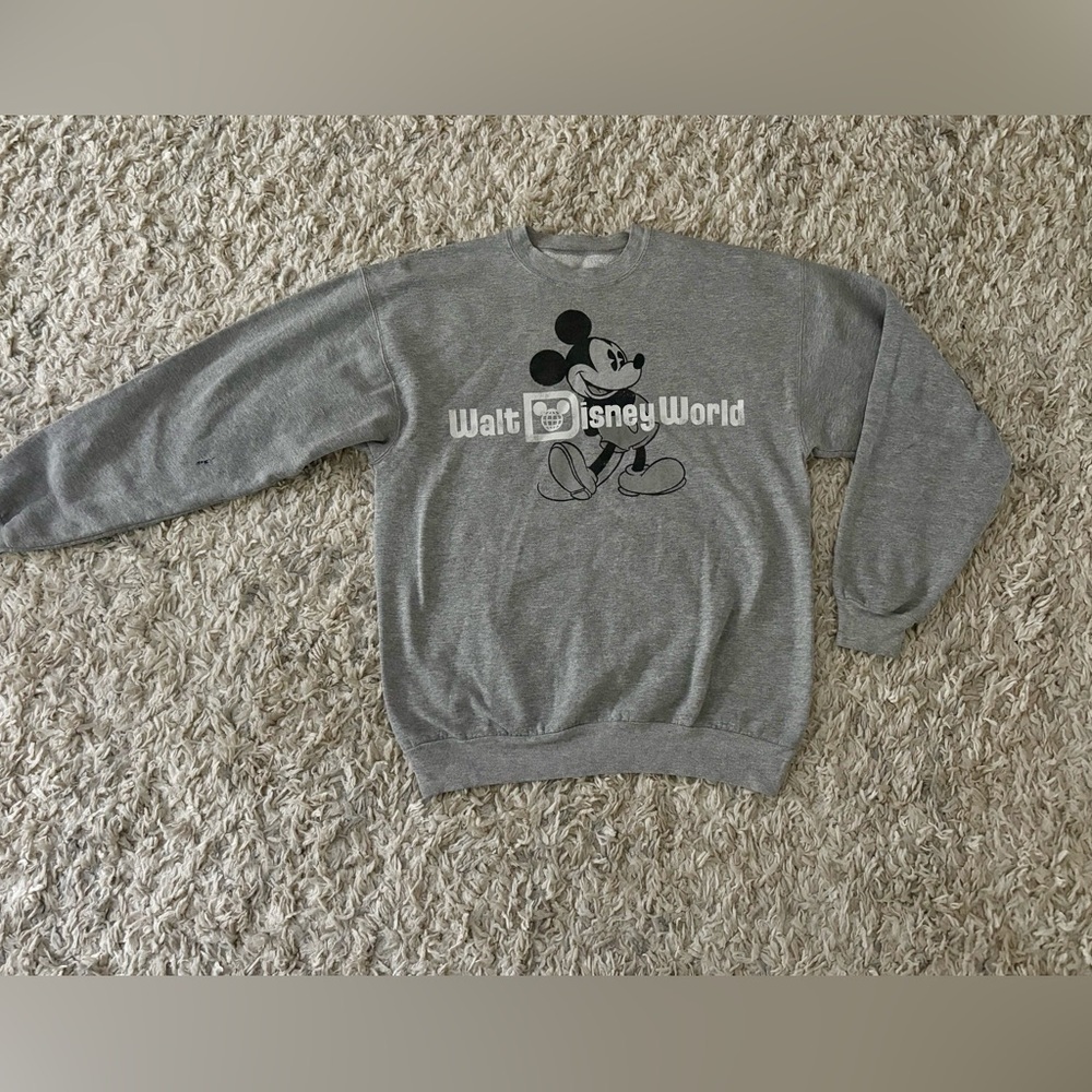 Hanes Gray Disneyland Sweatshirt size Medium Womens